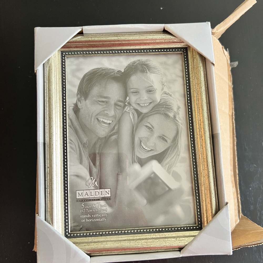Malden Gold and Silver Picture Frame
